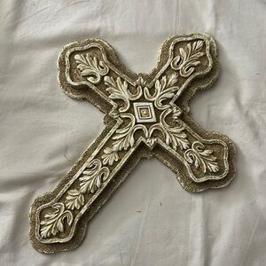 Decorative Wall Cross with Intricate Design